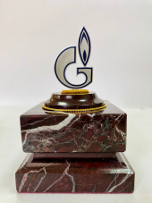 Сувенир на камне "Газпром"