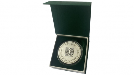 Медаль "Иннополис" с QR кодом